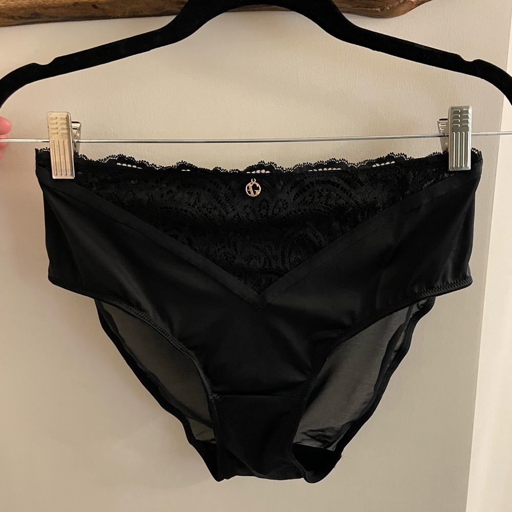 NWT Ashley Graham black underwear.